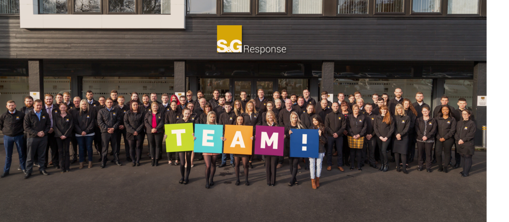 a picture showing the team at S&G Response
