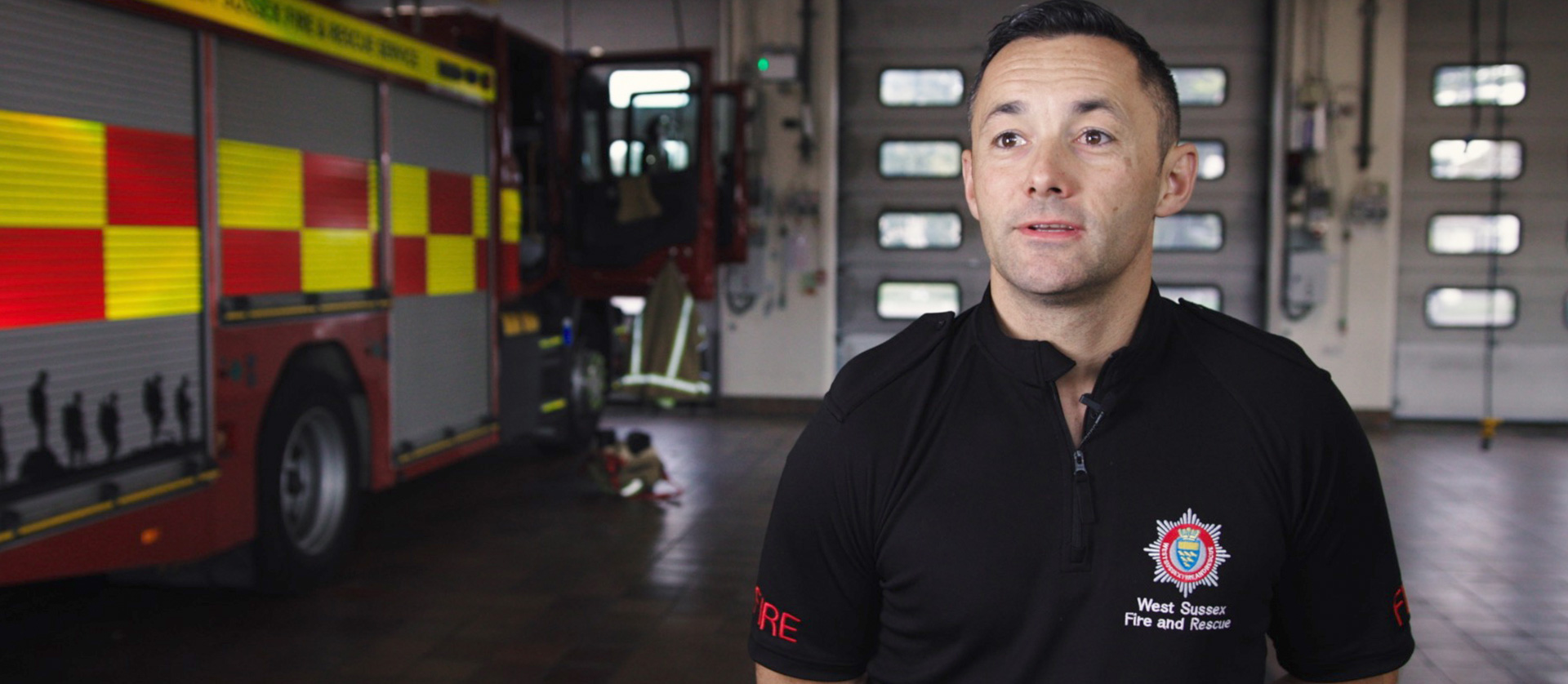 A firefighter at West Sussex Fire and Rescue discusses Champion Health